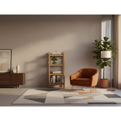 REGAŁ NA KSIĄŻKI  DREWNO LITE DĄB JESION OLCHA RNK-14